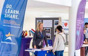 Beratung am Europass Infostand